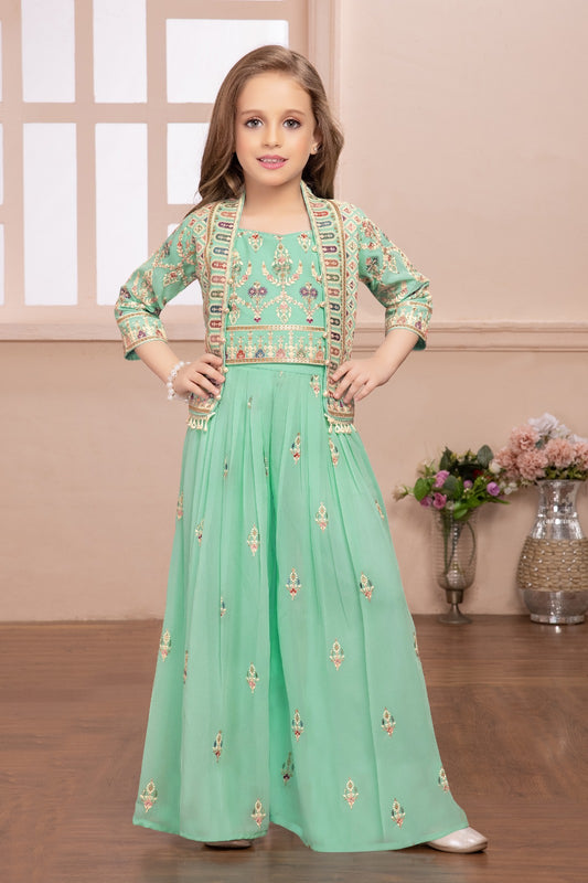 Palazzo Set with short shrug